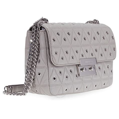 michael kors sloan large shoulder bag gray|kors sloan editor.